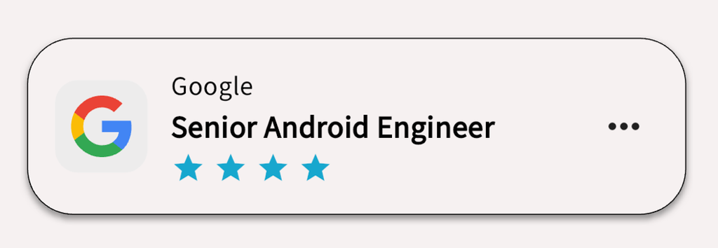 Job Advertisement Card